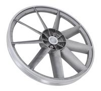 TOVINANNA Poulie en Aluminium 350b pour Compresseur D'air - Volant Moteur de Pompe à Air Solide et Silencieux - Poulie D'entraînement de Courroie pour Pièces de Compresseur Industriel