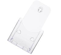 TOVINANNA Présentoir Mural A6 en Acrylique Transparent Porte-Documents Simple Couche Organisateur et Rangement pour École à la Maison Porte-Brochures et Présentoir à Magazines Pratique