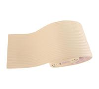 TOVINANNA Protection d'angle Mural Autocollante Beige en Caoutchouc Nbr, Bande Anti-Chocs 2 Mètres pour Garage, Protection Murale Résistante aux Températures Extrêmes, Joint D'étanchéité