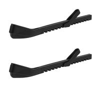 TOVINANNA Protège-Lames Accessoires de Patinage Indispensables en Caoutchouc Noir de Patins à Glace Léger Antidérapant pour Adultes et Garçon et Filles pour Hockey et Patinage Artistique