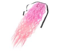 TOVINANNA Queue De Cheval Postiche Ondulée Pour Femme Extension De Cheveux Synthétique à Nouer Perruque Bouclée Facile à Utiliser