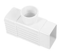 TOVINANNA Raccord en Y pour Tuyau de Gouttière en Pvc Blanc, Accessoire de Descente de Gouttière Solide, Système de Collecte des Eaux Pluviales pour Protection Toiture, Connecteur