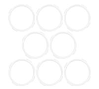 TOVINANNA Raccords de Tunnel pour Cage à Hamster, Lot de 8 Connecteurs Blancs ABS, Droite et Courbe, Accessoires pour Cages de Petits Animaux, Extension Modulable de Tunnel