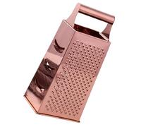 TOVINANNA Râpe Multifonction en Acier Inoxydable 4 Faces pour Légumes, Fromage et Fruits, Coupe-légumes Manuel Poignée Ronde, Ustensile la Cuisine Solide et Compact, Outil Râpe Légumes