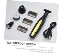 TOVINANNA Rasoir Électrique Pour Hommes Multi-fonctions Étanche Et Rechargeable Usb Tondeuse Nez Et Barbe Usage Maison Et Voyage Doux Pour Peau Humide Et Sèche