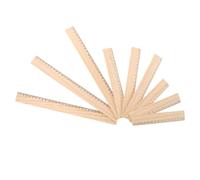 TOVINANNA Règles en Bois Haute Dureté pour Dessin et Mesure Forte Élasticité Lot de 9 Multifonction pour Designers et Artistes