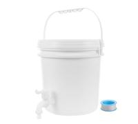 TOVINANNA Réservoir d'eau de Camping 10 L Robinet et Bande d'Étanchéité, Seau Robuste en Plastique Épais pour Activités de Plein Air et Stockage Extérieur