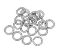 TOVINANNA Rondelles de Blocage Fendues Anti-vibrations M10 en Acier au Manganèse 65mn Dacrométisé, Kit 30 Pièces, Rondelles Frein pour Vis et Boulons, Adaptées aux Machines et Projets