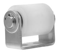 TOVINANNA Rouleau Métallique Guide-Rouleau de Portail Coulissant Roulettes de Support, Acier Inoxydable Solide, Roue Nylon Silencieuse, Stabilité Directionnelle pour Portes Coulissantes à