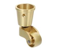 TOVINANNA Roulette en Laiton Massif pour Meubles, Silencieuse et Pivotante à 360 Degrés, pour Meubles et Présentoirs à Domicile