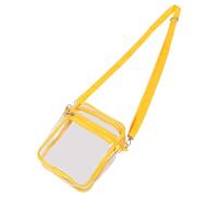TOVINANNA Sac à Bandoulière Transparent PVC pour Femmes Sac de Stade Imperméable avec Bandoulière Réglable pour Concerts Festivals Activités Plein Air et Rangement Portable Multifonctionnel