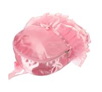TOVINANNA Sac à Dos Danse Classique Ballet pour Fille Garçon et Filles Nylon Léger Réglable Boucle Sac de Voyage Scolaire Rose avec Dentelle Taille Garçon