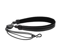 TOVINANNA Sangle Saxophone Simple Rembourrée Tour de Cou Confortable et Respirant Support Épais pour Soulager la Pression Remplacement Pratique pour Sax Alto Ténor Soprano Noir Étroit