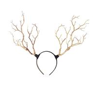 TOVINANNA Serrage-tête Corne De Sorcière Unique Petit Modèle Aspect Branché Effet Naturel Pour Femme Style Sombre Fête Halloween Léger Et Confortable