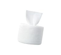 TOVINANNA Serviette Jetable en Coton Pur pour Visage, Douce et Absorbante, Usage Sec et Humide, pour Voyage et Soins Peau, Texture Épaisse à Motif Grain
