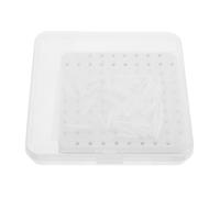 TOVINANNA Set de Clous Réfractaires pour Four à Poterie avec Tapis Ignifuge Multi-trous, Support en Plastique Blanc pour Usage Prolongé en Atelier Céramique