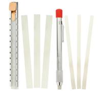 TOVINANNA Set de Stylo Craie à Savon avec Porte-crayon Stéatite pour Marquage Soudure Acier Outil Industriel et Précis pour Soudeurs