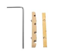 TOVINANNA Sillet de Basse Électrique en Laiton, Hauteur Réglable, 4 Cordes, Or, avec t Joint, pour Basse Électrique, Bassistes Funk, Pratique Quotidienne et Jeu en Groupe
