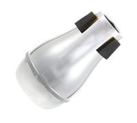 TOVINANNA Sourdine de Trombone ABS Argenté, Légère et Portable | Atténuation du Son, Accessoire D'instrument, pour Trombone, Usage Quotidien, Finition Argenté