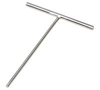 TOVINANNA Spatule à Crêpes en Acier Inoxydable Forme de T Poignée Longue, Raclette Antiadhésive Monobloc, Outil Ergonomique pour Étaler Pâte, Accessoire la Cuisine Pratique pour Crêpière