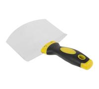 TOVINANNA Spatule Incurvée 6 Pouces en Acier Inoxydable Semi-circulaire pour Enduit et Plâtre, Outil de Lissage Précis pour Réparation Cloison Sèche, Compact et Maniable pour Travaux