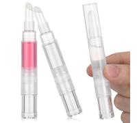 TOVINANNA Stylos à Huile Mécanisme Rotatif Vides Rechargeables pour Ongles Lot de 3 en Pp 5 Ml pour Maquillage Voyage et Routines Beauté Nomades