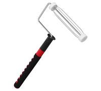 TOVINANNA Support à Rouleaux Professionnel Extensible 23 Cm en Métal avec Cadre à 5 Lignes pour Téléviseurs Grand Écran, Roulettes Mobiles pour Salon et Chambre, Outil de Peinture