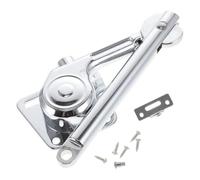 TOVINANNA Support Charnière Hydraulique pour Porte Armoire Fermeture Douce et Amortie Maintien Ajustable pour Coffres Placards et Meubles Montage Gauche