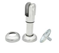 TOVINANNA Support de Cloison de Toilettes Acier Inoxydable Pied de Fixation et Antirouille Accessoire Quincaillerie Salle de Bain pour Toilettes Publiques et Sanitaires Plusieurs styles