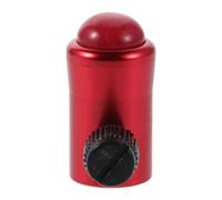 TOVINANNA Support de Diapason Léger en Alliage D'aluminium avec Base en Agate Décorative Rouge, Accessoire Stable pour Amateurs et Professionnels