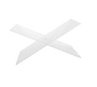 TOVINANNA Support de Lecture Transparent Ergonomique X-type Multifonction pour Cuisine et Bureau Lutrin pour Recettes Musique et Études Grand Format