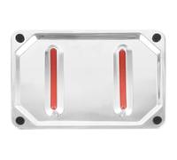 TOVINANNA Support En Acier Inoxydable Pour Fer À Repasser Vapeur 22.5X15.8X1.5 Cm Tapis Isolant Antidérapant Résistant À La Chaleur Pour Table À Repasser Petite Taille