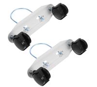 TOVINANNA Support en U pour Radiateur Bain d'Huile avec roulettes Pivotantes Universelles Base Stable Antidérapante en Acier et ABS Lot 1 Paire pour Chauffage Gaz Mobile et Accessoires