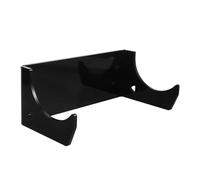 TOVINANNA Support Mural Horizontal pour Rouleau à Pâtisserie en Acrylique Noir Crochet Robuste pour Rangement la Cuisine Étagère Murale Gain de Place Boulangerie et Usage Domestique