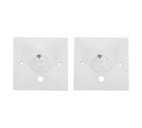 TOVINANNA Support Mural pour Détecteur de Mouvement Infrarouge, 2pcs Abs Rotation 180°, Fixation pour Maison et Salon