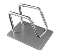 TOVINANNA Support Mural pour Lavabo en Acier Inoxydable Antirouille, Crochet sans Perçage, Capacité de Charge Élevée, Étagère Suspendue Pratique pour Accessoires Salle de Bains Cuisine,