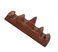 TOVINANNA Support Pinceaux Calligraphie en Bois Solide, Porte-Pinceaux Design Antidérapant pour Usage Artistique et Rangement de Bureau