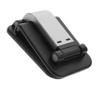 TOVINANNA Support Pliable pour Téléphone Portable et Tablette, Bureau, Réglable en Hauteur et Angle, Antidérapant Coussinet en Silicone, Compact et Portable, pour Visionnage et Travail