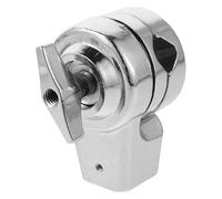 TOVINANNA Support pour Cymbale Argenté Pince de Fixation Robuste pour Pied de Batterie Accessoire de Percussion Connexion Stable et Compatible Montage Rapide pour Performances Musicales