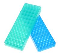 TOVINANNA Support pour Tubes à Essai 2pcs en Abs Polyvalent et Facile à Nettoyer, Capacité 0.5/1.5/2 Ml, pour Hôpitaux et Institutions de Recherche