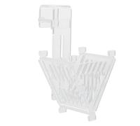 TOVINANNA Support Précise Acrylique Nourriture de pour en Poissons Pratique Distributeur Facile à Utiliser Gobelet Conique pour Alimentation pour Aquarium d'eau Salée