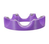 TOVINANNA Support Rotatif et Patins Antidérapants en Pla Pourpre pour Boule de Bowling avec Base Épaissie Stockage Stable et Inspection Facile, pour Salles de Sport à Domicile