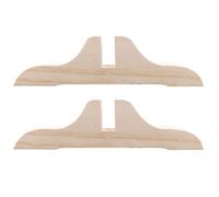 TOVINANNA Supports de Séparation en Bois Lot de 2 Socles pour Panneau de Séparation Intérieure et Pied Support Ajustable pour Claustra