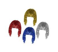TOVINANNA Synthétique À Reflets - Perruques À Paillettes Légères - Perruques En Aluminium Pour Femmes - Idéales Pour Les Fêtes Et Événements