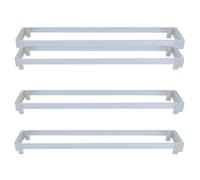 TOVINANNA Système de 4 Poussoirs Automatiques Métalliques pour Distributeur de Boissons Organisateur de Rayonnage 400 CM pour Supermarché Optimisation Espace et Accès Rapide aux