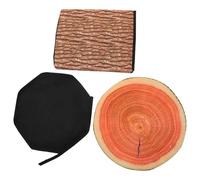 TOVINANNA Tabouret de Rangement Pliable Rond en Panneau MDF avec Flanelle Petit Tabouret Coffre Léger Compact Pouf Créatif pour Maison et Salon Siège Multifonction pour Garçon et Filles