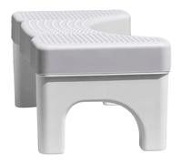 TOVINANNA Tabouret De Toilette Repose Adultes Intégration Compacte Antidérapant Salle De Bain