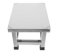 TOVINANNA Tabouret Marchepied en Acier Inoxydable 201 Petit Tabouret Antidérapant 31X24X20 CM Escabeau Portable Robuste pour Salle de Bain la Cuisine et Personnes Âgées Facile à