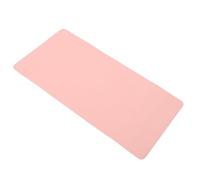 TOVINANNA Tapis de Table de Toilette Rose 80x40cm en Cuir PU | Protège Bureau pour Coiffeuse, Surface Mate Couture Raffinée, Résistant aux Taches Éclaboussures
