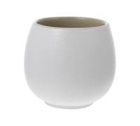 TOVINANNA Tasse à Thé Céramique Domestique Multipurpose Grande pour Usage Domestique Mug à Thé Chinois Blanc Stable et Chic pour Infusion et Boisson Quotidienne